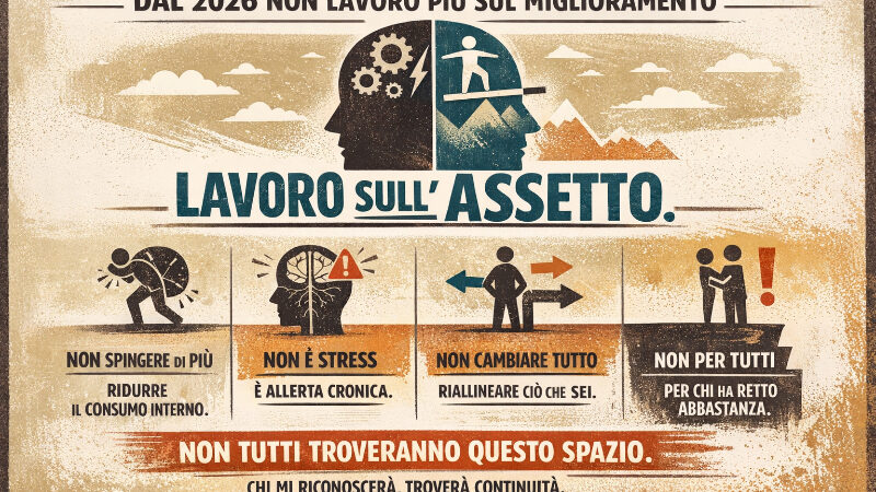 Riallineamento interno: perché dal 2026 smetto di lavorare sul miglioramento
