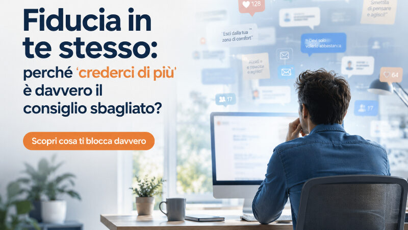 Fiducia in te stesso: perché “crederci di più” non basta